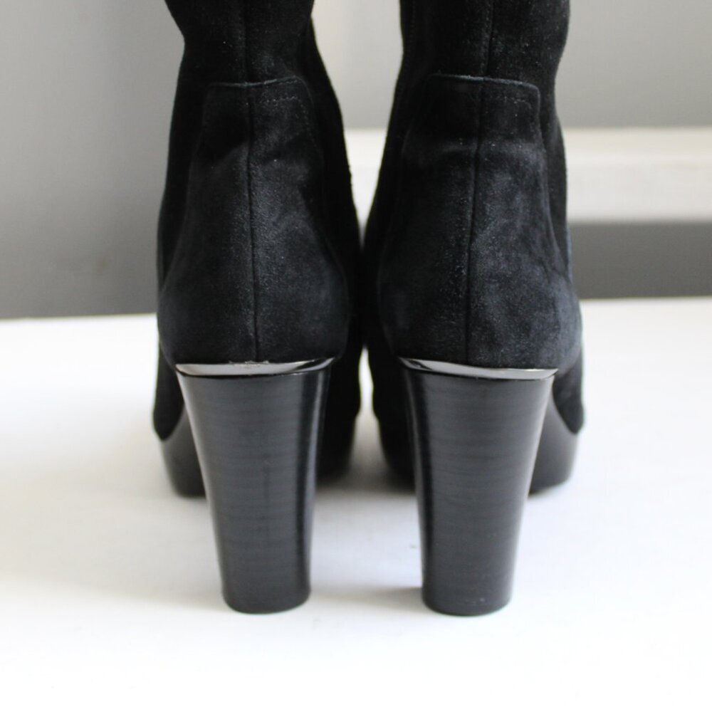 Donald J. Pliner Women's Black Echo Knee-High Heel Boots Size 7.5 - Picture 5 of 8